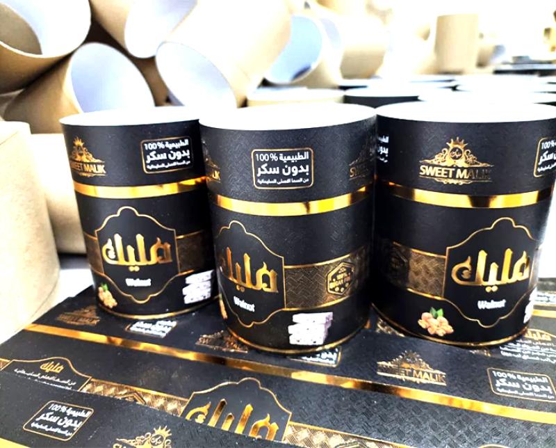 طراحی و چاپ لیبل قوطی مقوایی