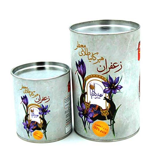 Saffron paper tube packaging